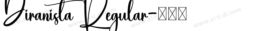 Diranista Regular字体转换